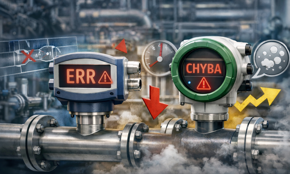 9 dôvodov, prečo prietokomer ukazuje nezmyselné hodnoty