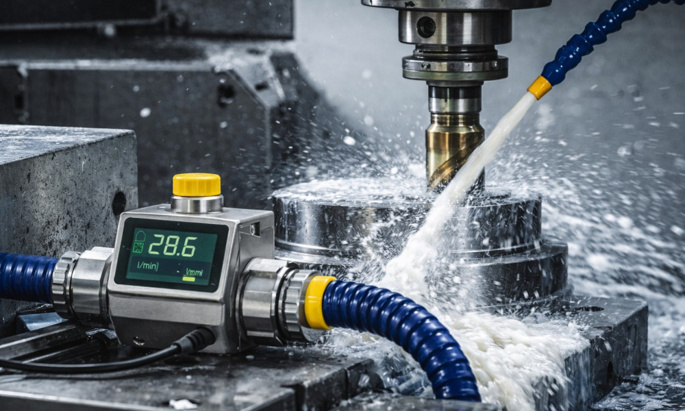 Prietokomery pre CNC obrábacie centrá: kontrola chladenia a ochrana nástrojov