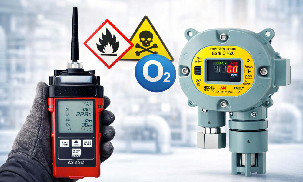 Ako vybrať správny detektor plynu pre priemysel