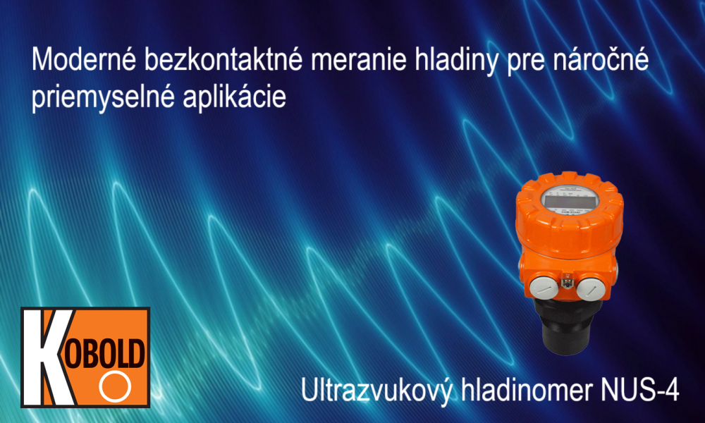 Ultrazvukový merač hladiny NUS-4 – presnosť a spoľahlivosť v každom meraní