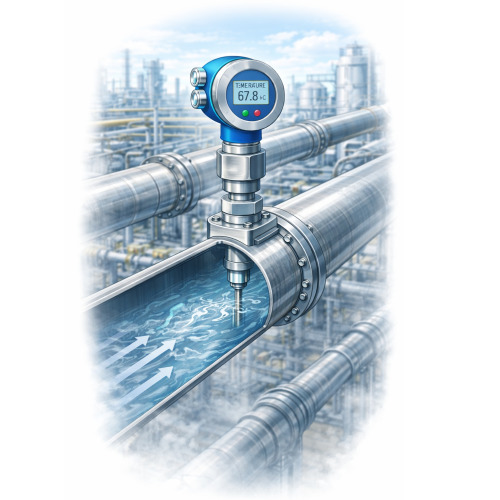 Meranie teploty v potrubí