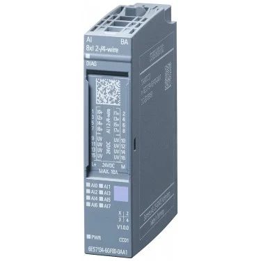 Siemens SIMATIC ET 200SP AI 8xI 2-/4-wire BA (6ES7134-6GF00-0AA1)